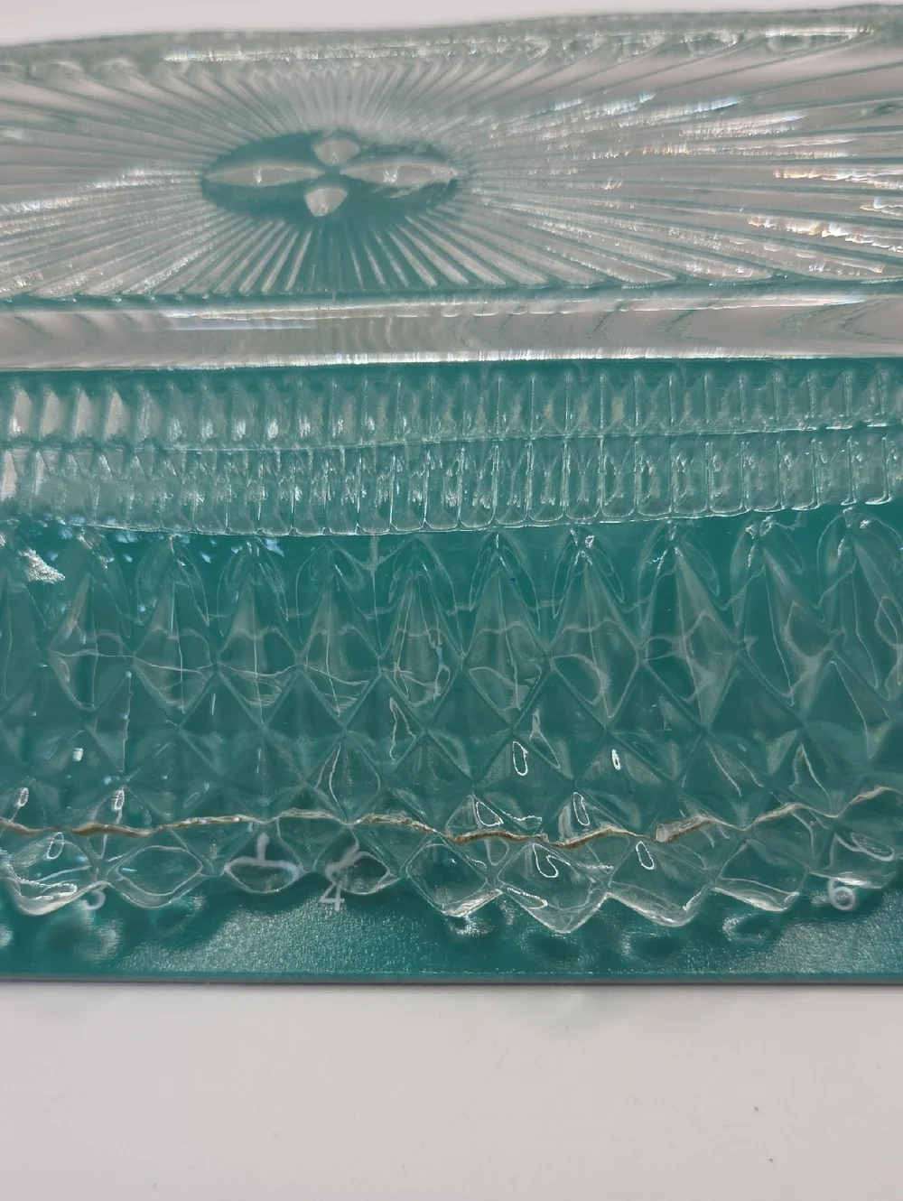 Indiana Glass edge serving